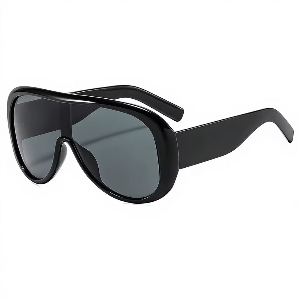 Women Luxury Oversized Shield Sunglasses